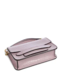 Lucrezia Wow Schultertasche geprägtes Rindsleder rosa