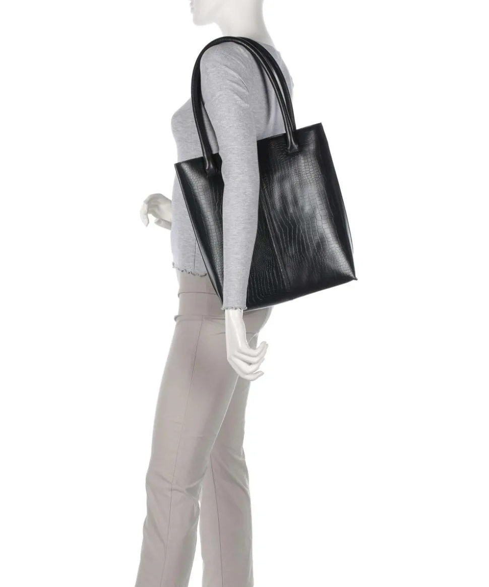 Lucy Shopper Büffelleder schwarz