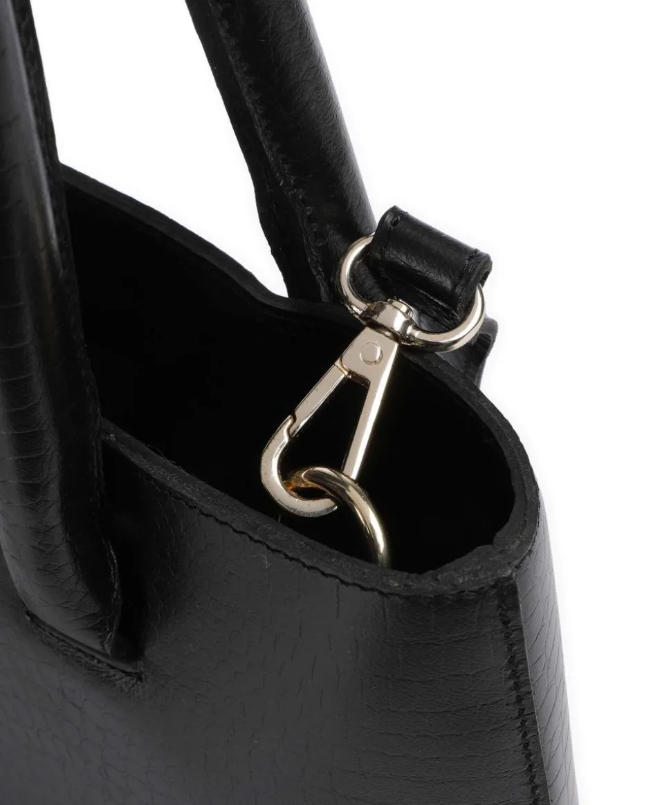 Lucy Shopper Büffelleder schwarz