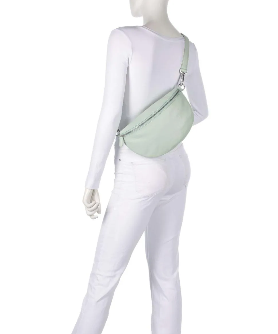 Luis Umhängetasche genarbtes Rindsleder mintgrün