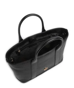Luisa Handtasche genarbtes Rindsleder schwarz