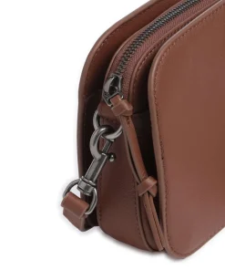 Luka Harris S Umhängetasche genarbtes Rindsleder braun