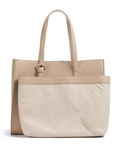 Luna Shopper 13″ Lederimitat beige