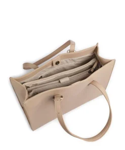 Luna Shopper 13″ Lederimitat beige