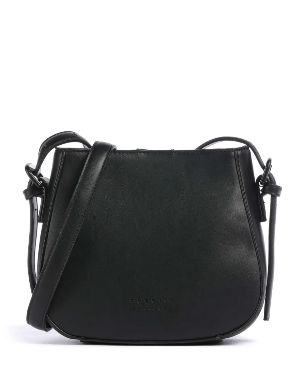 Luna Umhängetasche Lederimitat schwarz