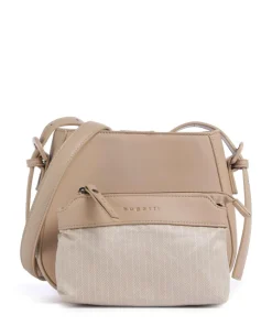 Luna Umhängetasche Lederimitat beige