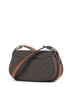 Lydia Small Umhängetasche Lederimitat dunkelbraun