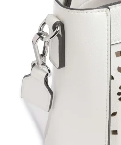 Madeira Handtasche Lederimitat weiß