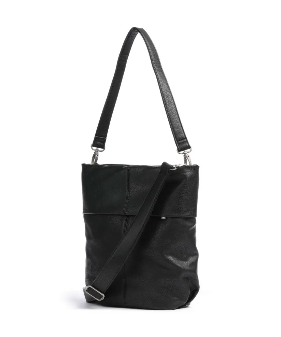 Mademoiselle.M M90 Beuteltasche Lederimitat schwarz