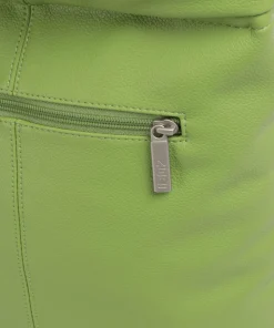 Mademoiselle.M M12 Beuteltasche Lederimitat grün