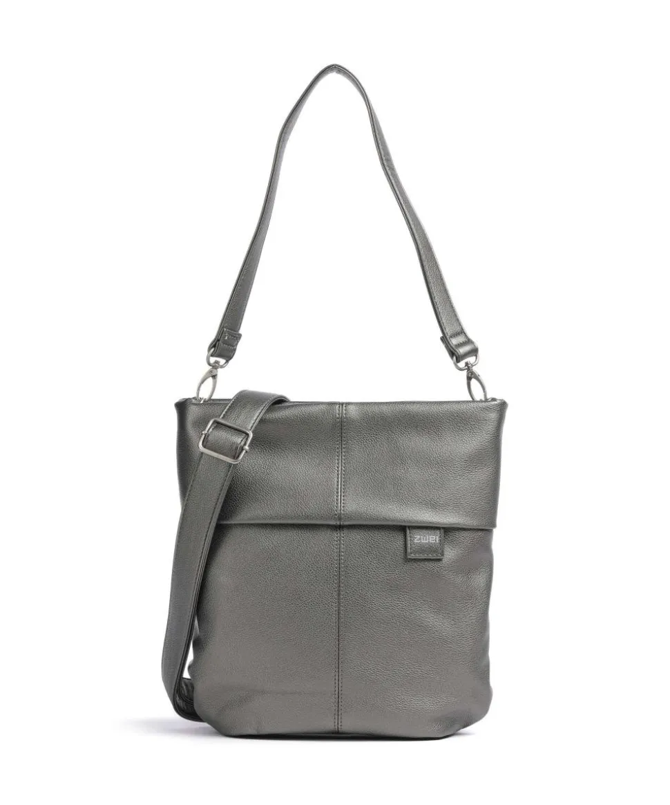 Mademoiselle.M M90 Beuteltasche Lederimitat silber