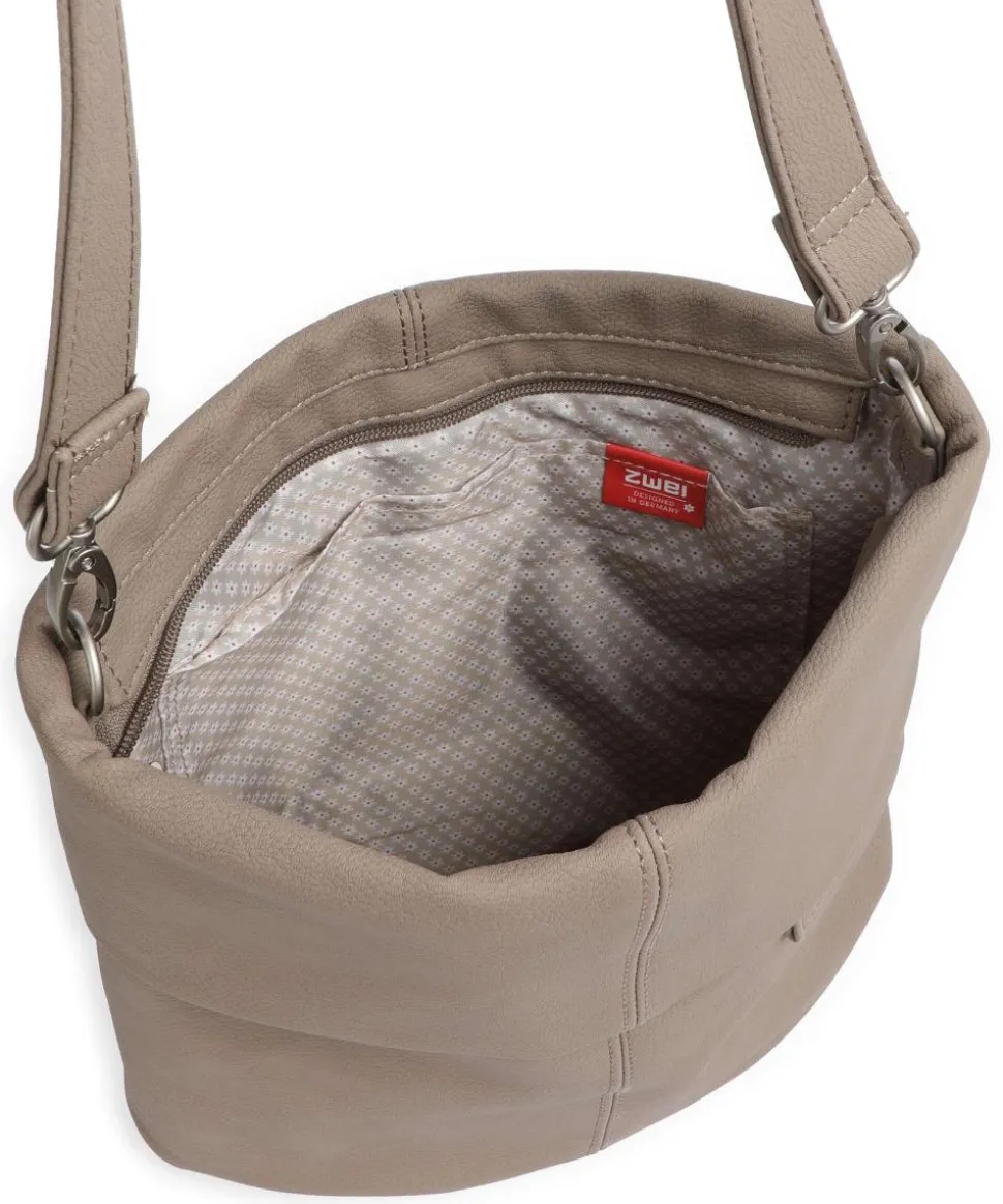 Mademoiselle.M M90 Beuteltasche Lederimitat beige