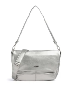 Mademoiselle.M M60 Schultertasche Lederimitat silber