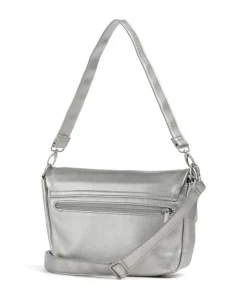 Mademoiselle.M M60 Schultertasche Lederimitat silber