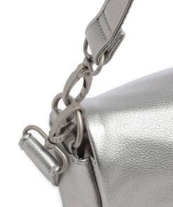 Mademoiselle.M M60 Schultertasche Lederimitat silber