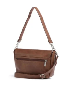 Mademoiselle.M M60 Schultertasche Lederimitat cognac