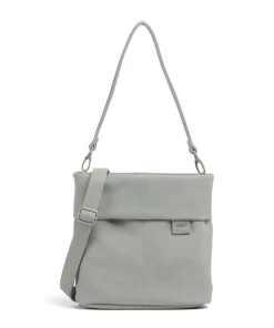 Mademoiselle.M M8 Schultertasche Lederimitat graugrün