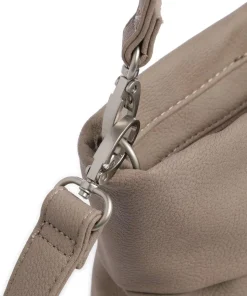 Mademoiselle.M M8 Schultertasche Lederimitat beige