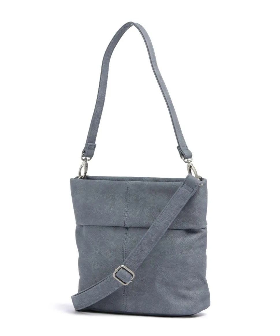 Mademoiselle.M M8 Schultertasche Lederimitat blau