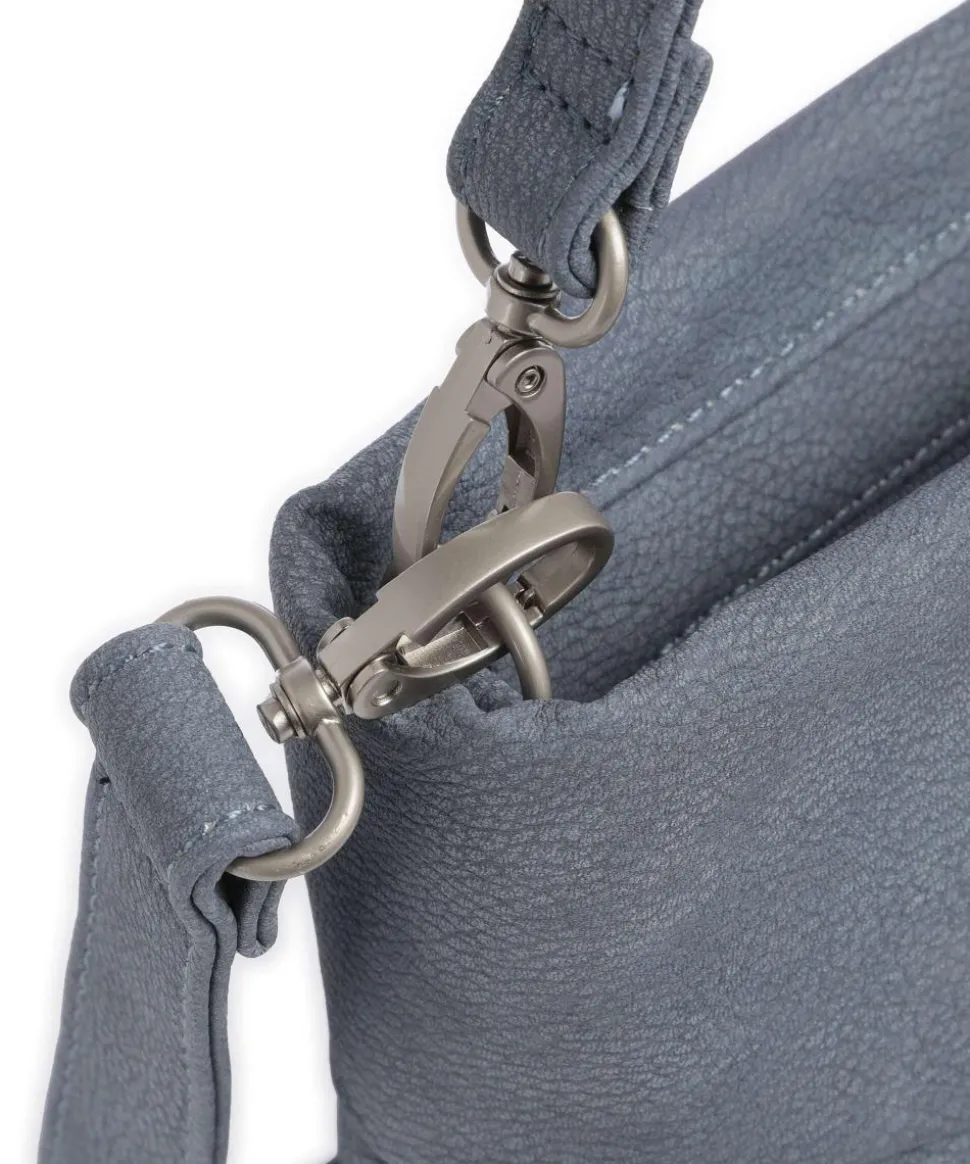 Mademoiselle.M M8 Schultertasche Lederimitat blau