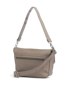 Mademoiselle.M M60 Schultertasche Lederimitat beige