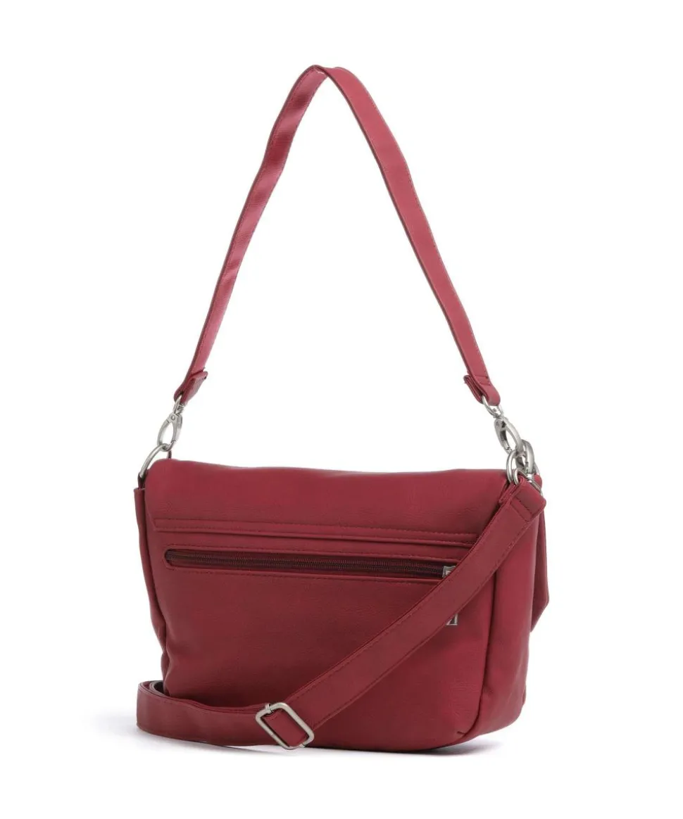 Mademoiselle.M M60 Schultertasche Lederimitat rot