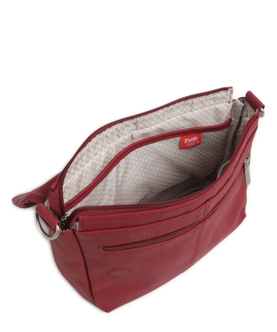 Mademoiselle.M M60 Schultertasche Lederimitat rot