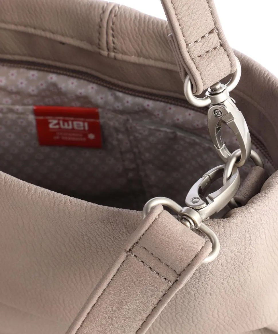 Mademoiselle.M M8 Schultertasche Lederimitat hellbraun