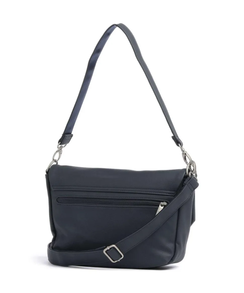 Mademoiselle.M M60 Schultertasche Lederimitat dunkelblau