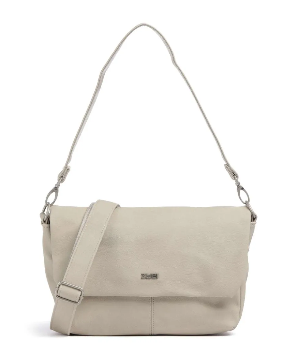 Mademoiselle.M M60 Schultertasche Lederimitat beige