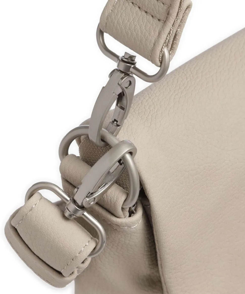 Mademoiselle.M M60 Schultertasche Lederimitat beige