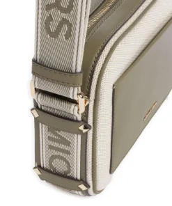 Maeve Umhängetasche Canvas beige/grün