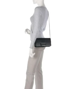 Magda Umhängetasche genarbtes Rindsleder schwarz