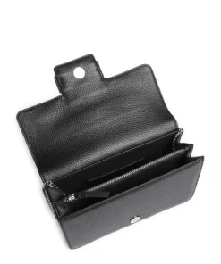 Magda Umhängetasche genarbtes Rindsleder schwarz