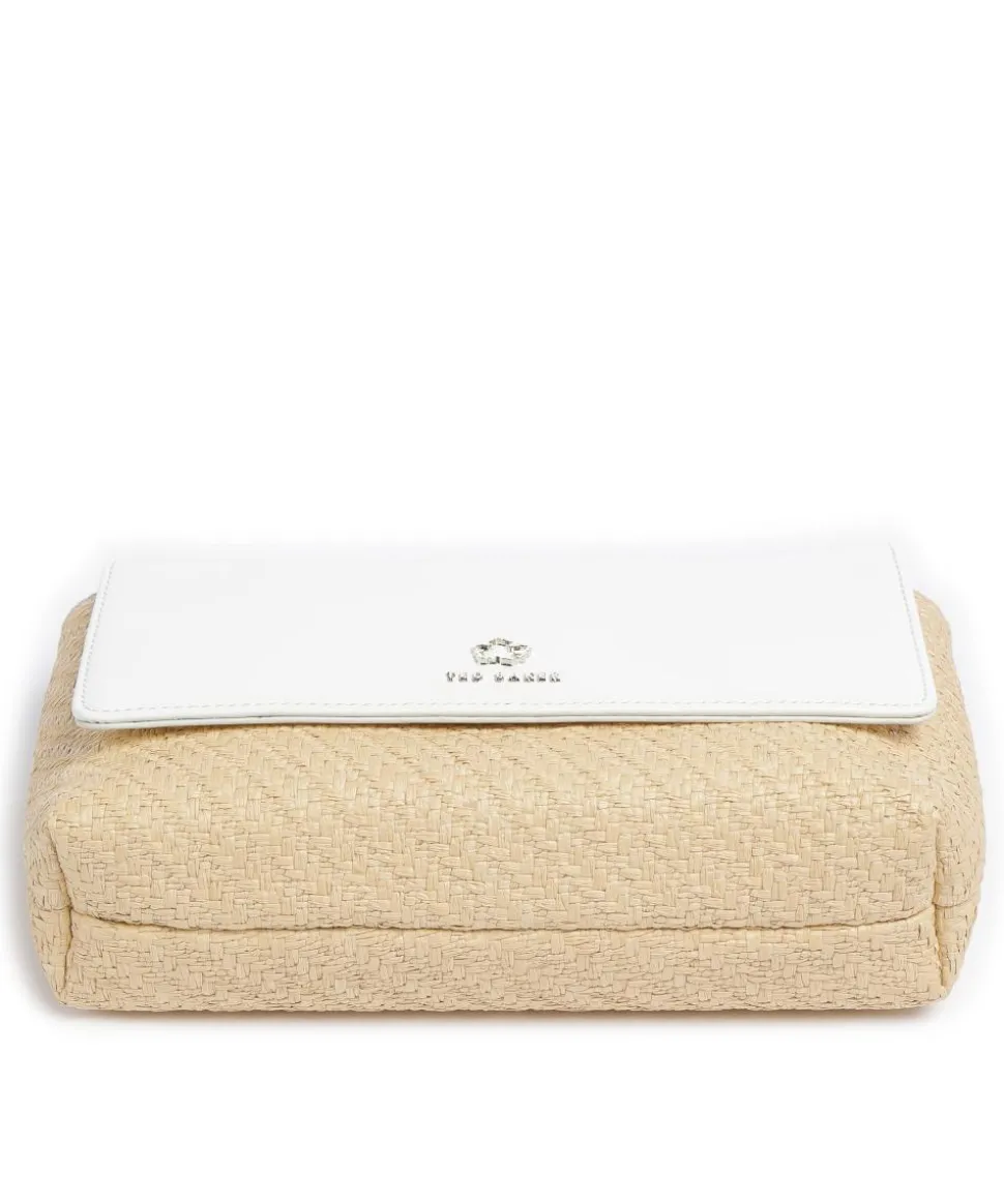 Magdie Umhängetasche Polypropylen natur/weiß