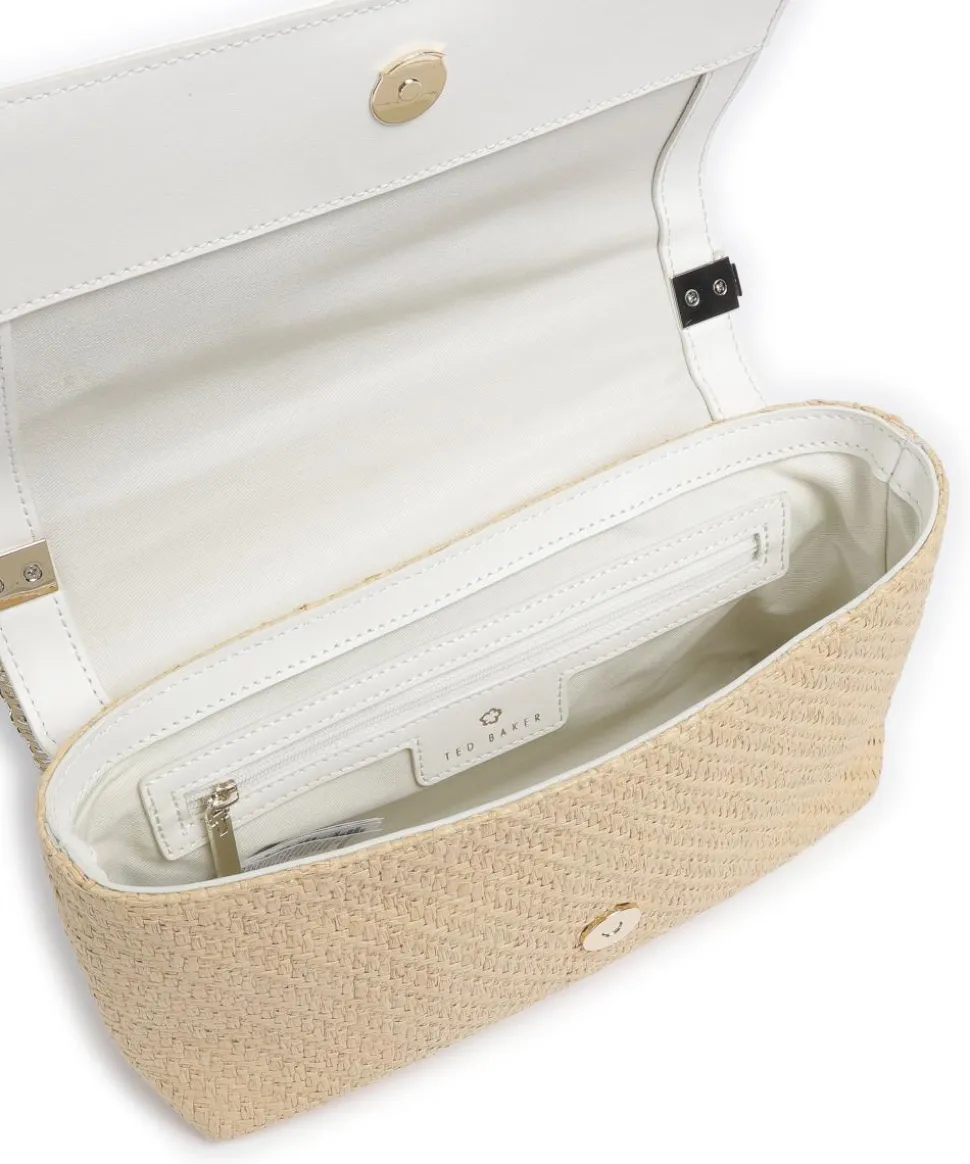 Magdie Umhängetasche Polypropylen natur/weiß