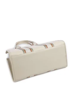 Maggie L Shopper Lederimitat elfenbein