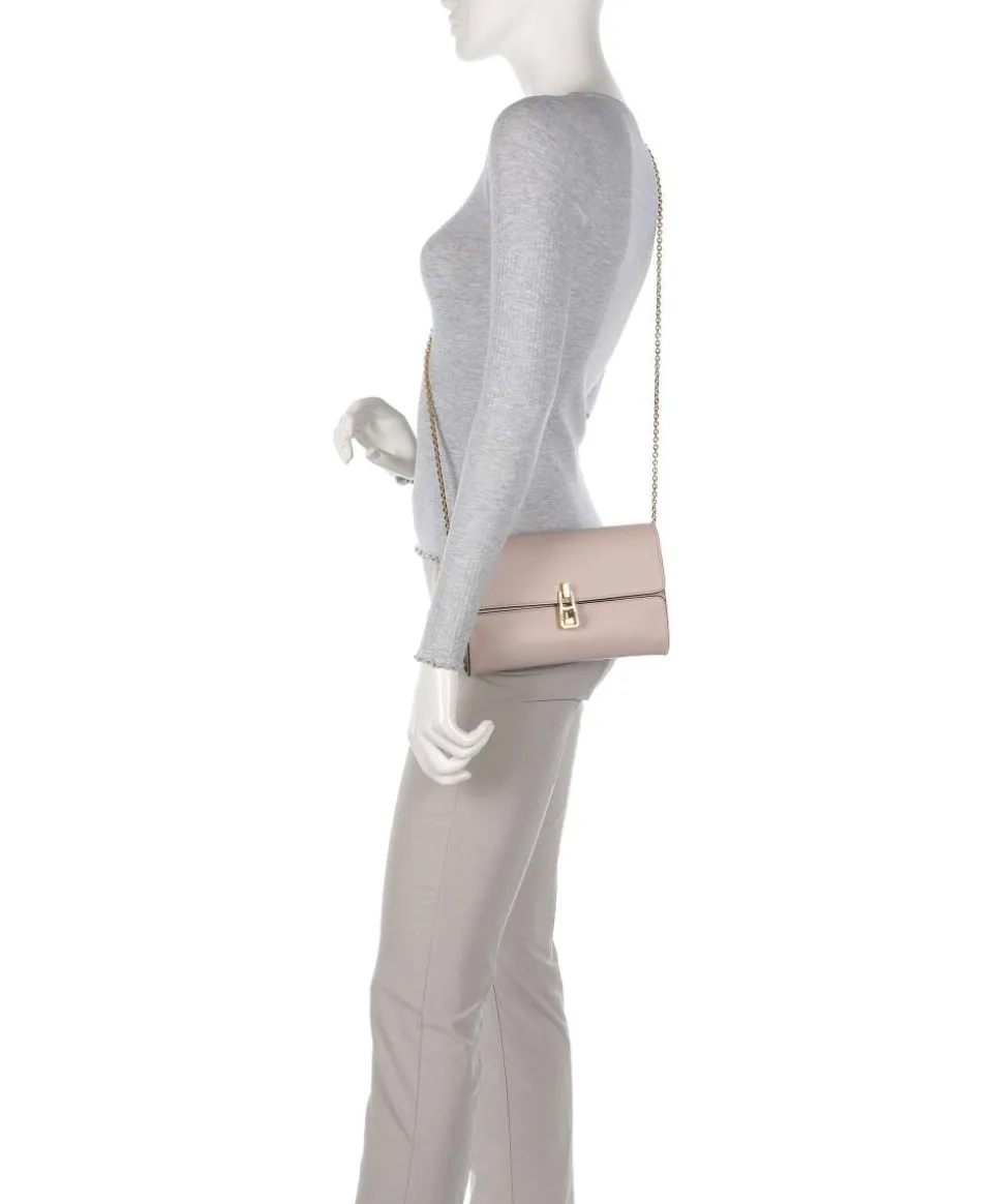 Magie 2Nite Umhängetasche genarbtes Leder altrosa