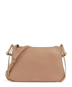 Magie Umhängetasche genarbtes Leder hellbraun