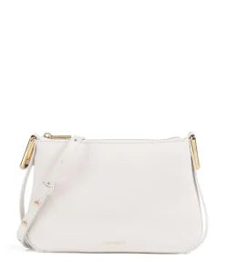 Magie Umhängetasche genarbtes Leder weiß