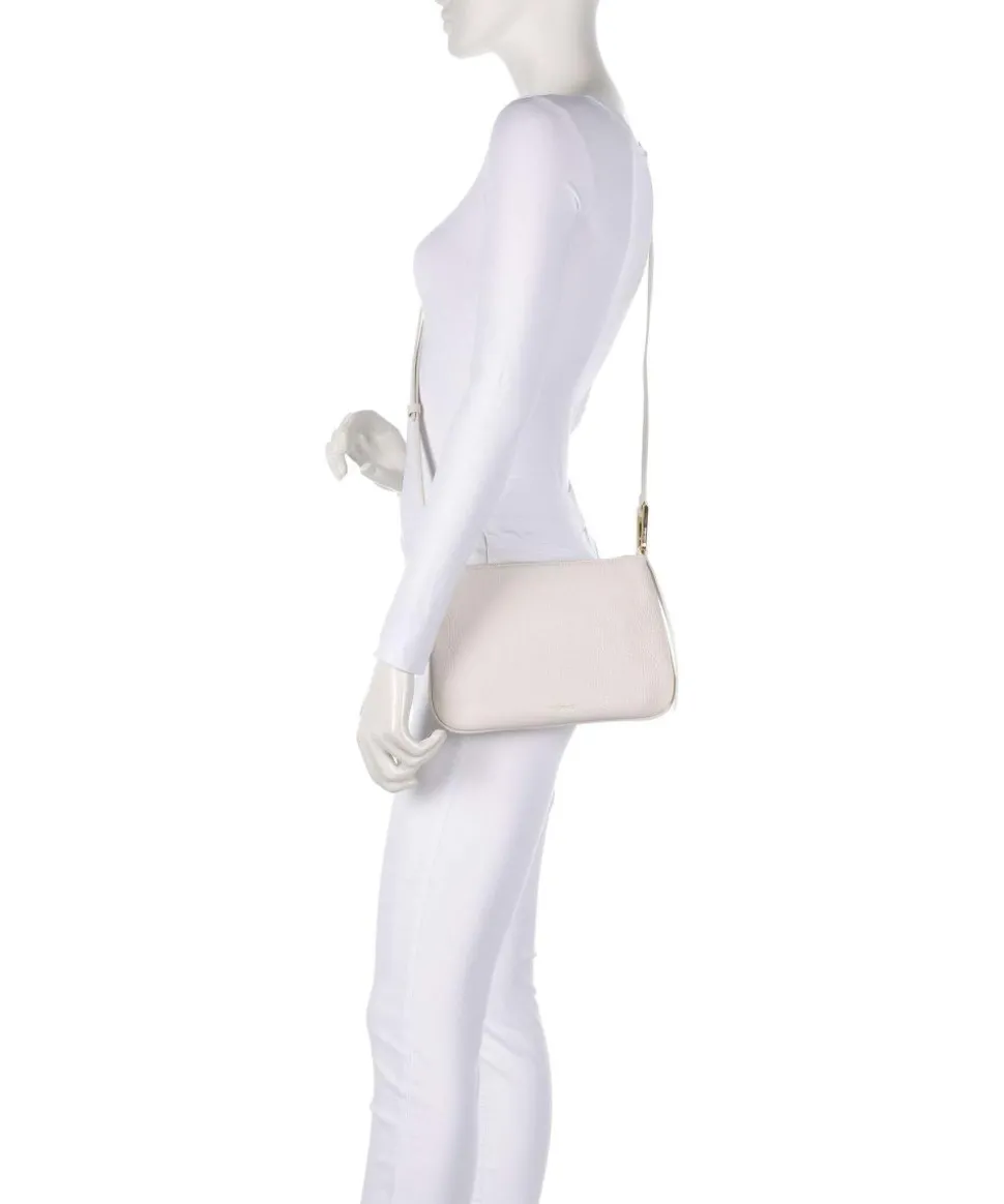 Magie Umhängetasche genarbtes Rindsleder weiß