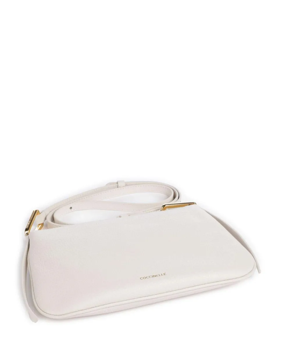 Magie Umhängetasche genarbtes Rindsleder weiß