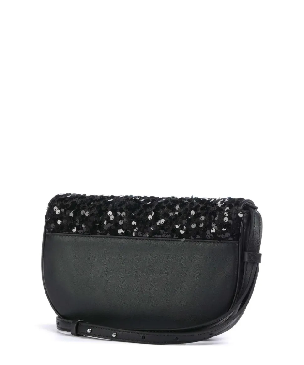 Magie Umhängetasche Leder schwarz