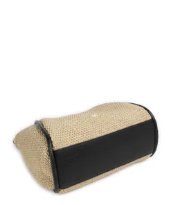 Maglia Raffia Willow Handtasche Bast natur/schwarz