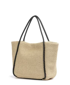 Maglia Raffia Willow Shopper Bast natur/schwarz
