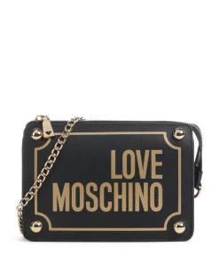 Magnifier Schultertasche Lederimitat schwarz