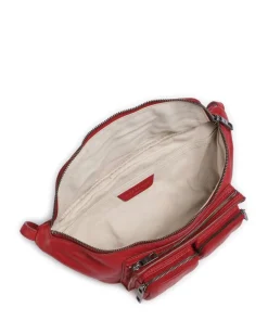 Maia Sheep Natural M Gürteltasche Schafsleder dunkelrot