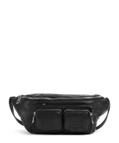 Maia Sheep Natural M Gürteltasche Schafsleder schwarz