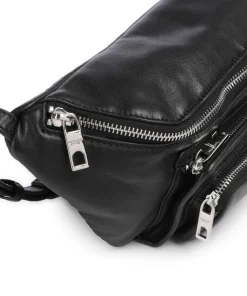 Maia Sheep Natural M Gürteltasche Schafsleder schwarz