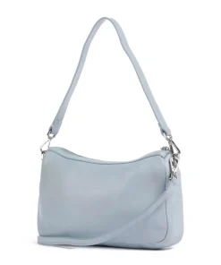 Maia Sheep Natural S Schultertasche Schafsleder hellblau